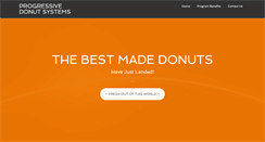 Desktop Screenshot of progressivedonuts.com